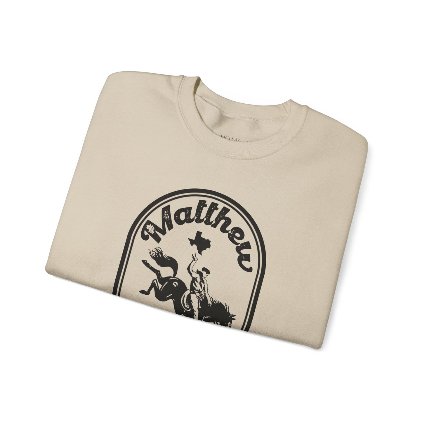 Crewneck Sweatshirt — Vintage Rodeo 'Matthew Key Since 1988' Graphic