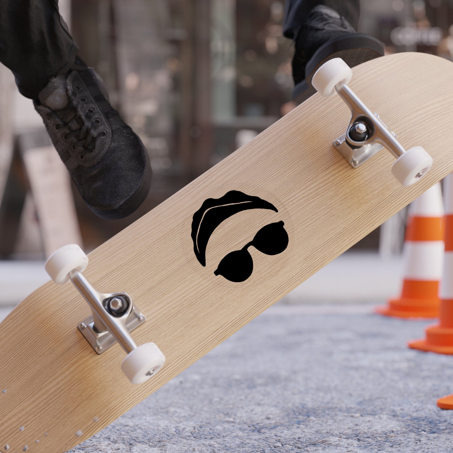 Cool Retro Sunglasses Outdoor Sticker, Transparent Car Decal, Laptop Sticker, Water Bottle Decor, Gift for Friends